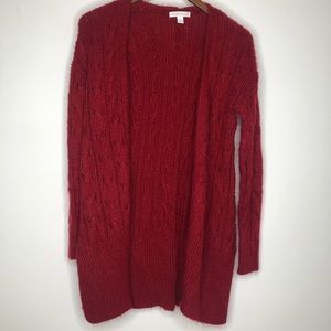 Women’s Red Cardigan